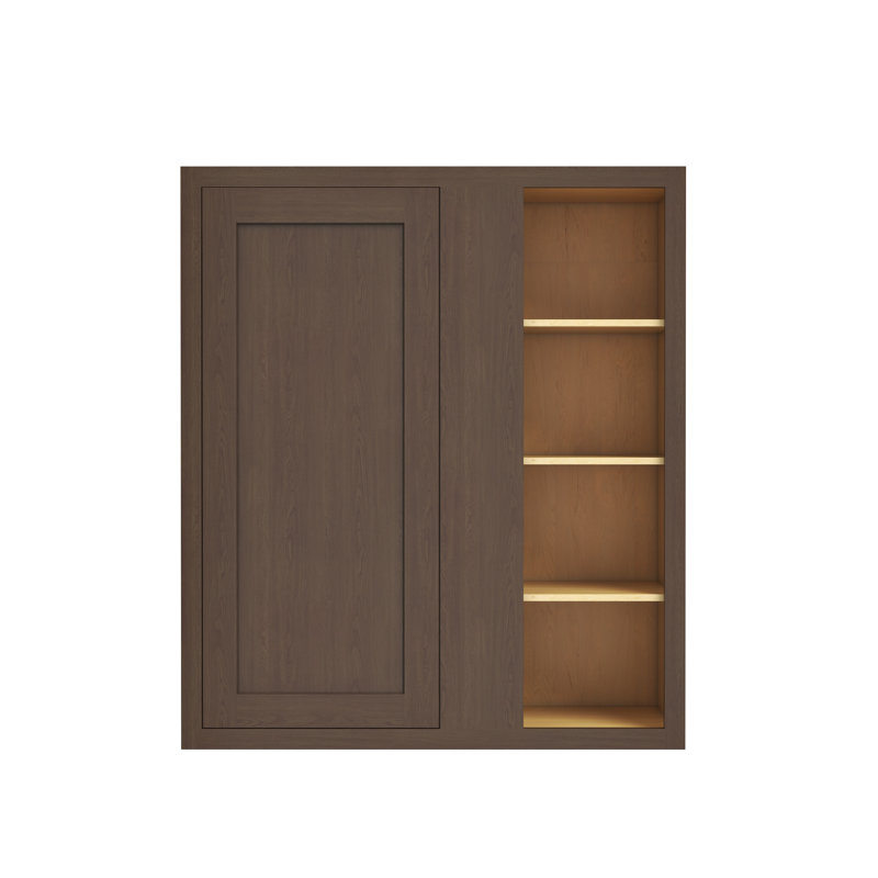 Armoire murale de coin de cuisine encastrable L 36 po x H 42 po x P 13,5 po prête à assembler Casainc, W30"x H42"