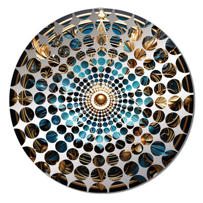 Jernika - Miroir décoratif à cercles concentriques