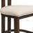Kyra 5-Piece Mid-Century Modern Rubberwood Counter Height Bar Set With Upholstered Stools-122903967-122903969