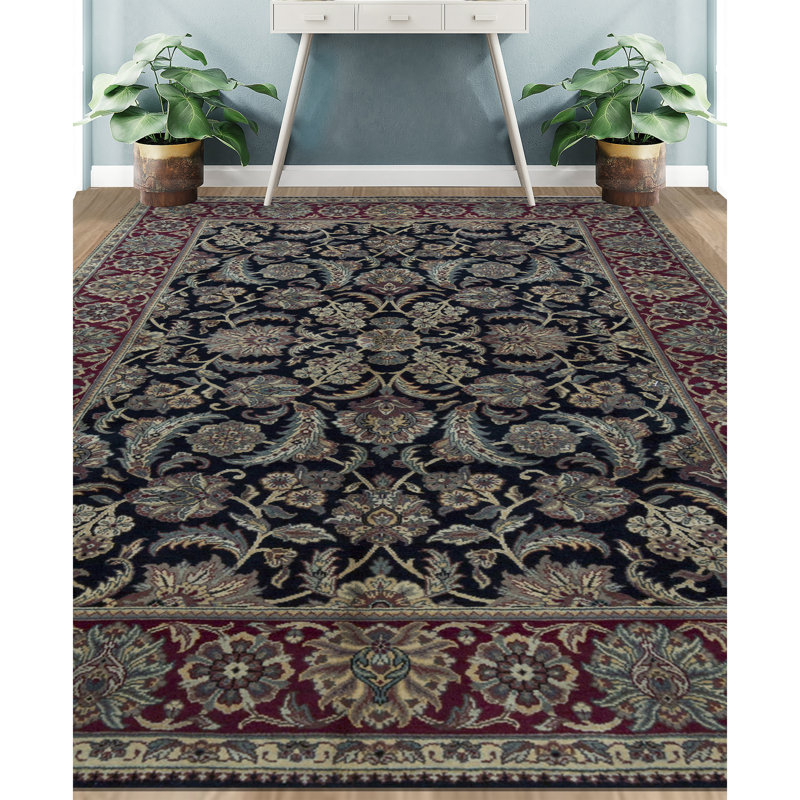 Trinity Wool Oriental Area Rug, Rectangle 5'11" x 9'