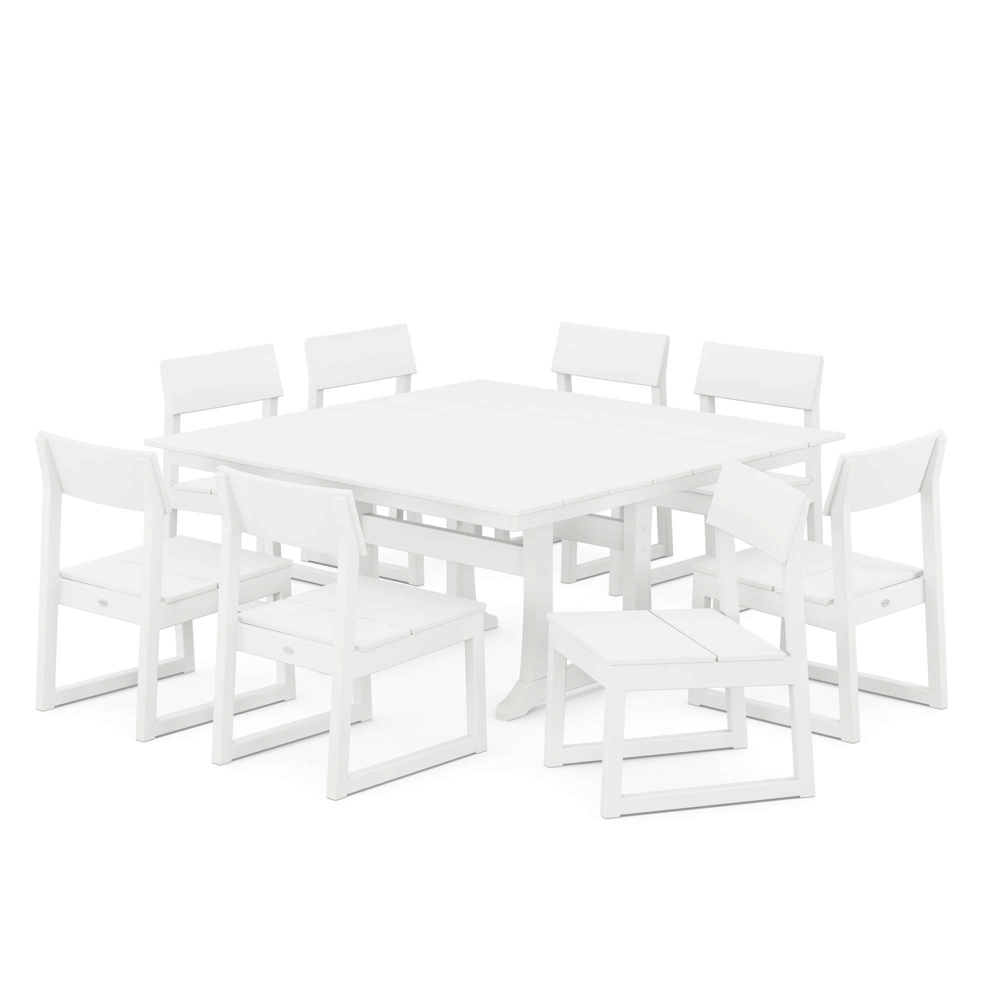 Edge 7-Piece Rectangular Dining Set