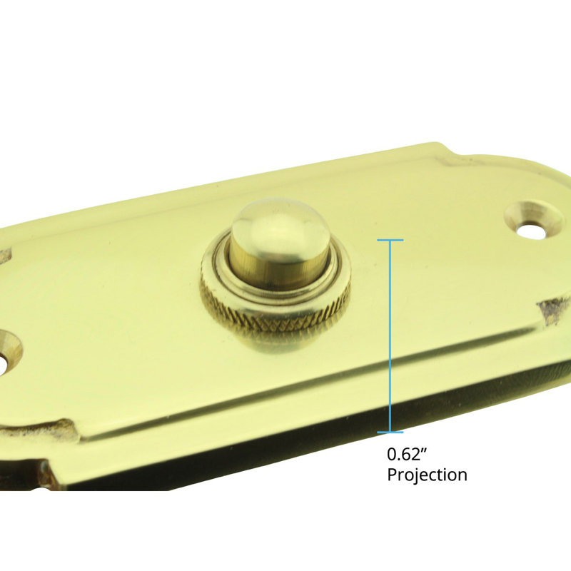Brass Push Button Doorbell