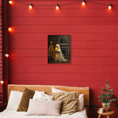 Toile suspendue Christmas Ghost, conception par Arlington Prints