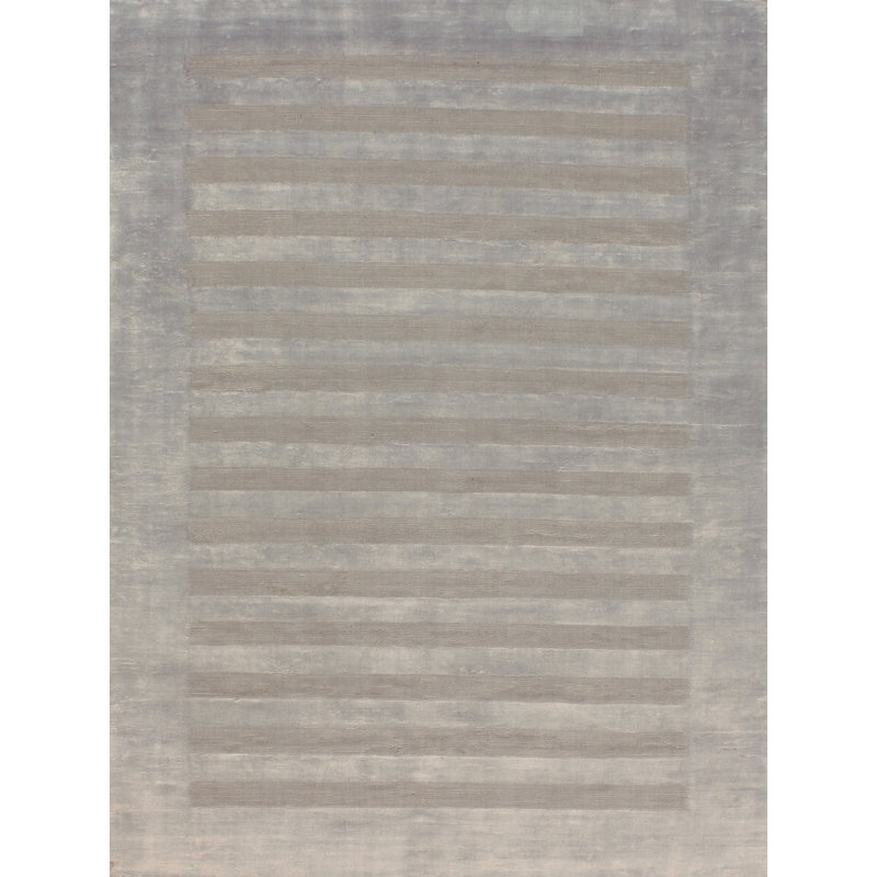 Wide Stripe Striped Area Rug, Rectangle 5' x 8'