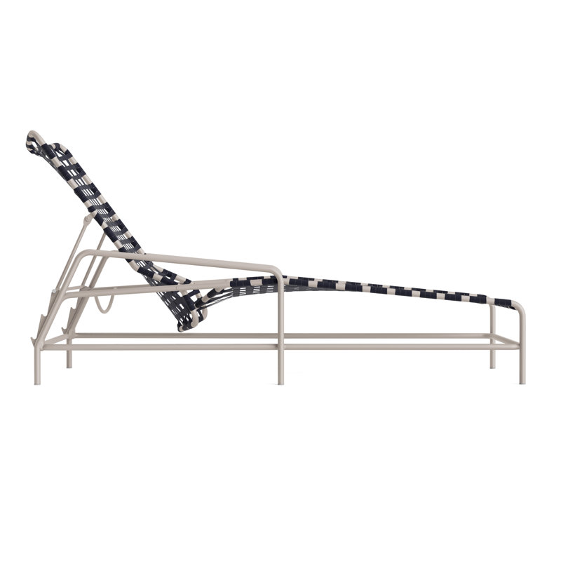 Kantan Outdoor Chaise Lounge, Marine/Dove Smooth
