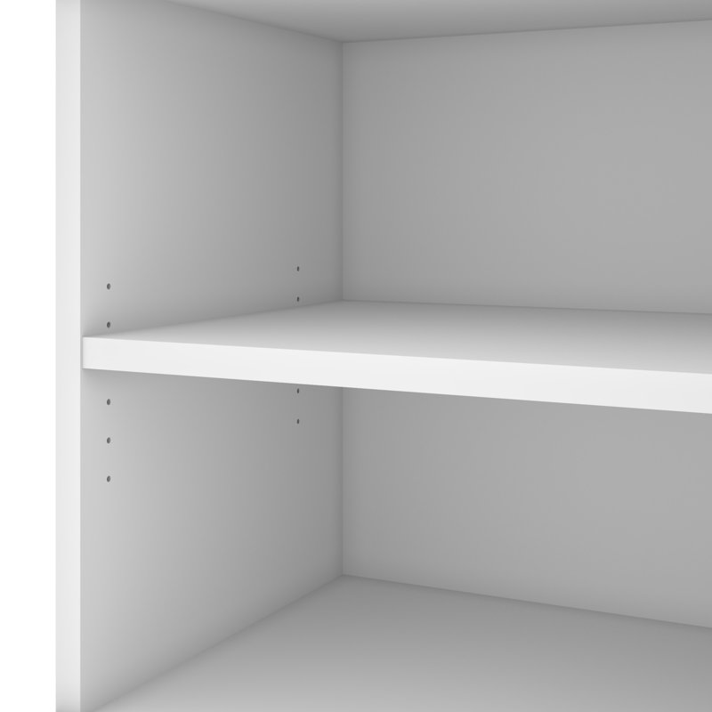 Bureau de direction en L 72 W réversible Ornello, Blanc