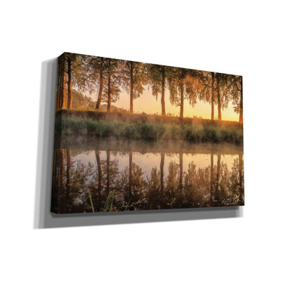 'Sunrise in the Netherlands' by Martin Podt, Canvas Wall Art