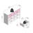 Bustillo 46.1'' W kids 6 -Drawer Dresser-436310906