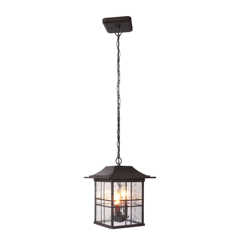 Lanterne suspendue d'extérieur 3 lumières Sanderson