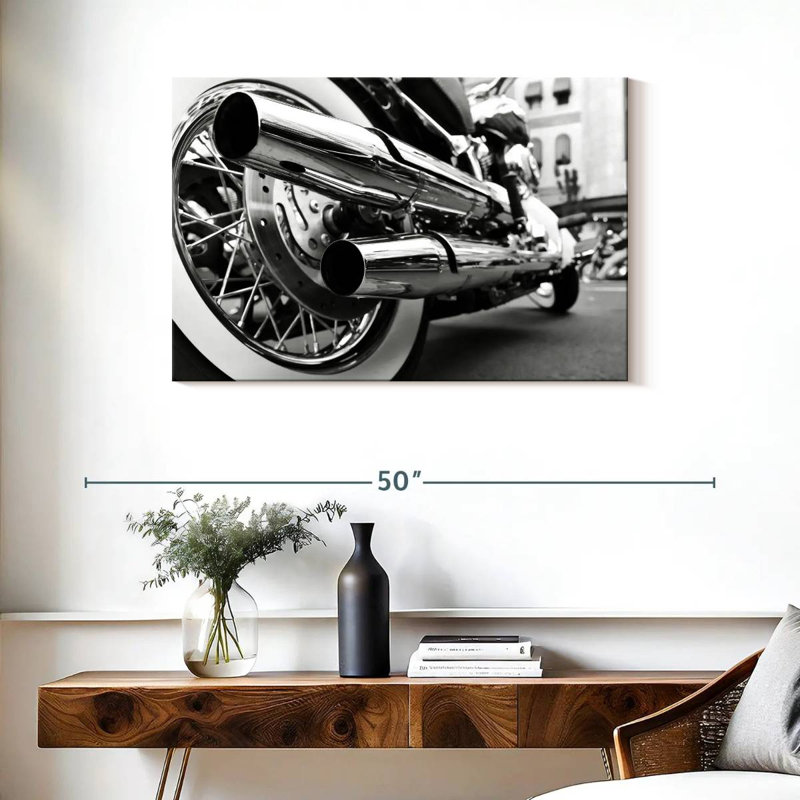 Mehar Motorcycle Exhaust Pipes, 24" H x 36" W