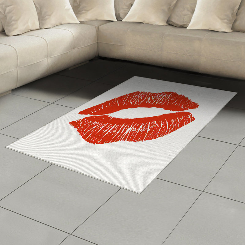 Tapis décoratif à poils longs en fibres à haute densité Kiss, Rectangle— 4 pi x 5 pi 8 po