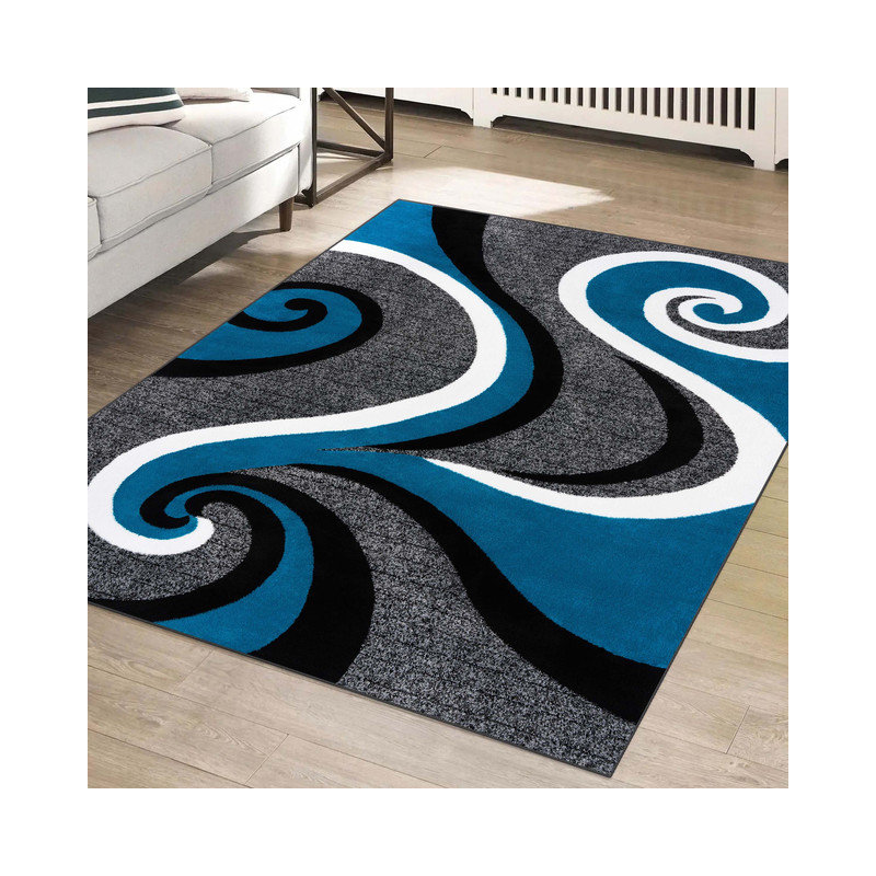Anghelina Geometric Indoor Rug, Rectangle 5'2" x 7'2"