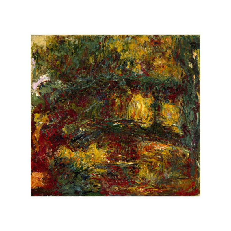 La Passerelle japonaise Giverny par Claude Monet - Estampe numérique, H 16 po x l 20 po