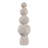 Modern Geometric Sculpture - Pottery And Paper Mache Decorative Art With Stacked Contemporary Design For Sleek Stylish Accent Display-1446668706