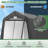 8FT*8FT Outdoor Storage Shelter Shed - Heavy Duty Storage Tent with Roll-up Ventilated Windows-114161939