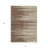 3' X 5' Brown Striped Washable Indoor Outdoor Area Rug