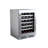 24 Inch Wide 45 Bottle Capacity Single Zone Wine Cooler with Alternating (Blue, White, Amber) LED lighting, Door Alarm, Touch Control Panel and Lockable Right Hinged Door-106569063