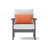 Kamas 2 Piece Sunbrella Outdoor HDPE Club Chairs - Charcoal/Cast Coral-1963428844-1963428845