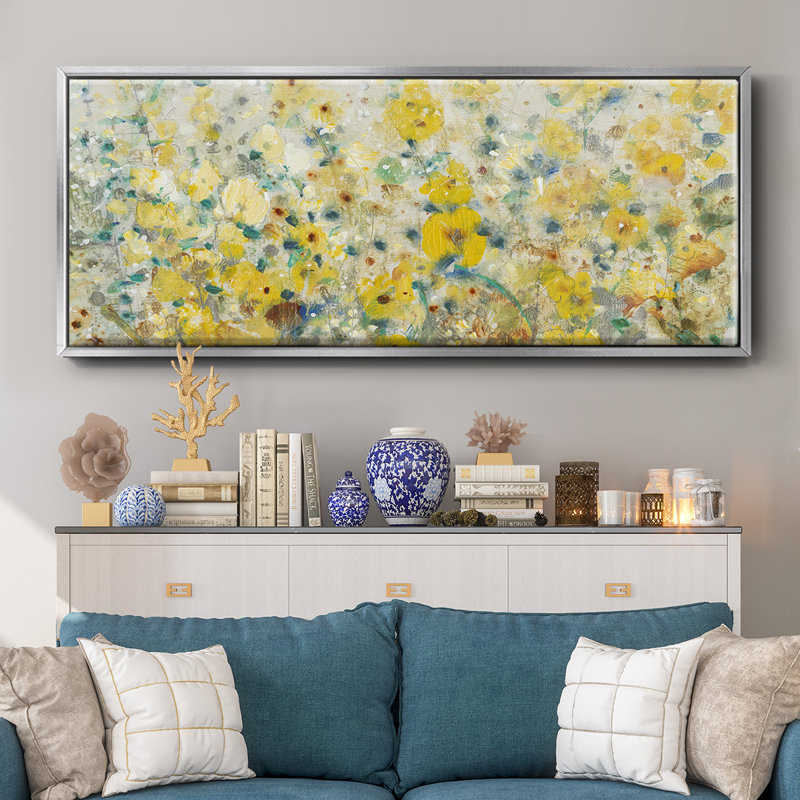 «Cheerful Garden II», toile encadrée, H 24 po x l 60 po