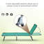 Folding Patio Lounge Chair, Outdoor Sun Tanning Recliner With Adjustable Positions And Durable Construction