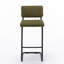 Estes Upholstered Stool with Metal Frame-204634524-204634521