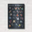  «Space Alphabet» par Rachel Nieman, art mural en métal, 16 po x 24 po-537758051