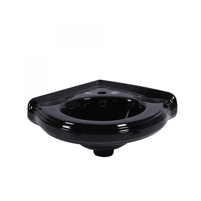 Lavabo de salle de bain et trop-plein chinois 22" vitreuse