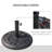 Versatile Umbrella Base Stand for Outdoor Spaces with Stylish Pattern