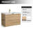 36'' Wall-mounted Single Bathroom Vanity With Engineered Stone Top