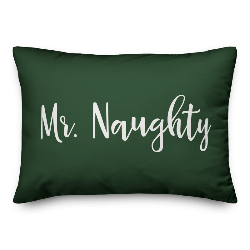  Coussin Mr. Naughty, Vert foncé