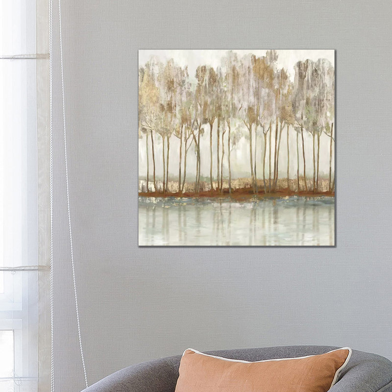 «Lynn Peak I» par Allison Pearce - reproduction d'art, H 26 po x l 26 po x P 1,5 po, Toile tendue, Pas de tapis