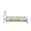Lit plateforme simple avec tiroir et tablettes-1040806656