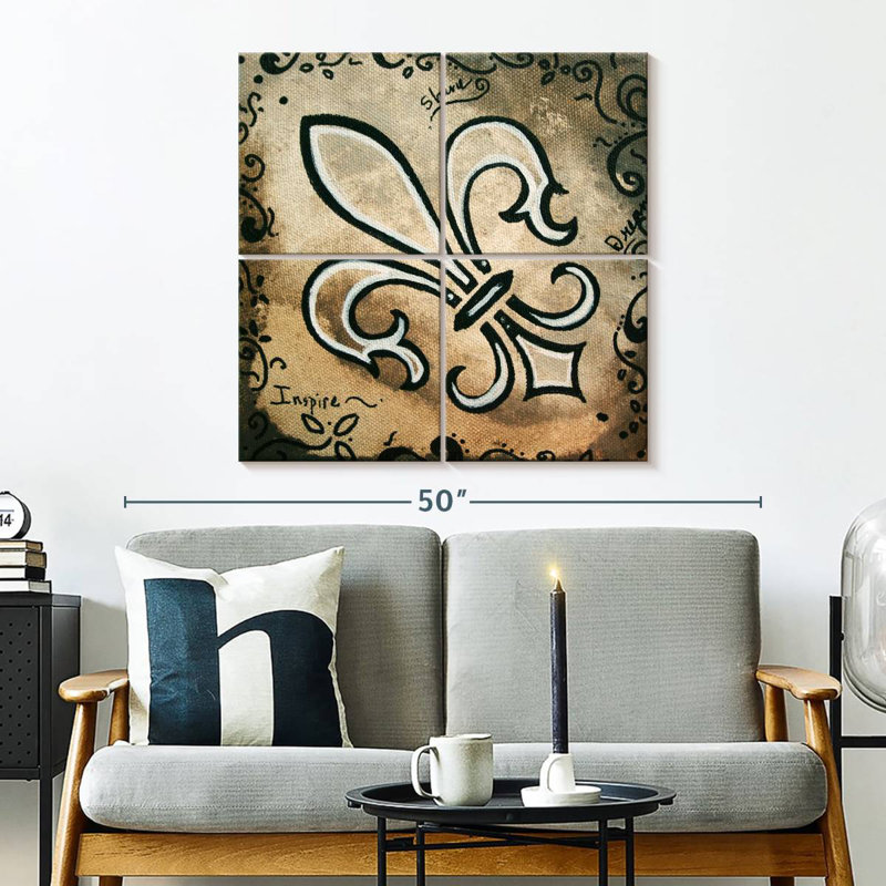 Kerner Fleur-De-Lis Shine, 32" H x 32" W