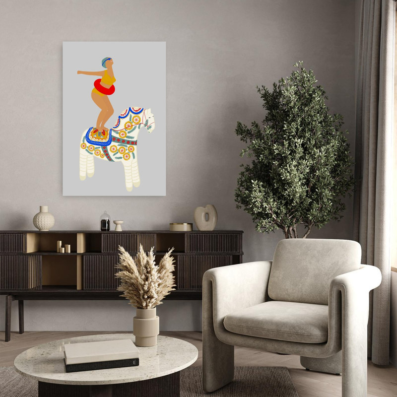 Little Pony Contemporary Horse Wall Art Print, 91.44cm H x 60.96cm W