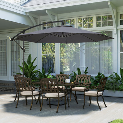 Outsunny 3 m Cantilever Parasol