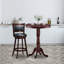 Round Solid Wood Base Dining Table