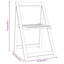 Folding Patio Chairs Solid Acacia Wood-136993801