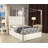 Porter Tufted Upholstered Canopy Bed-650833669-650833690