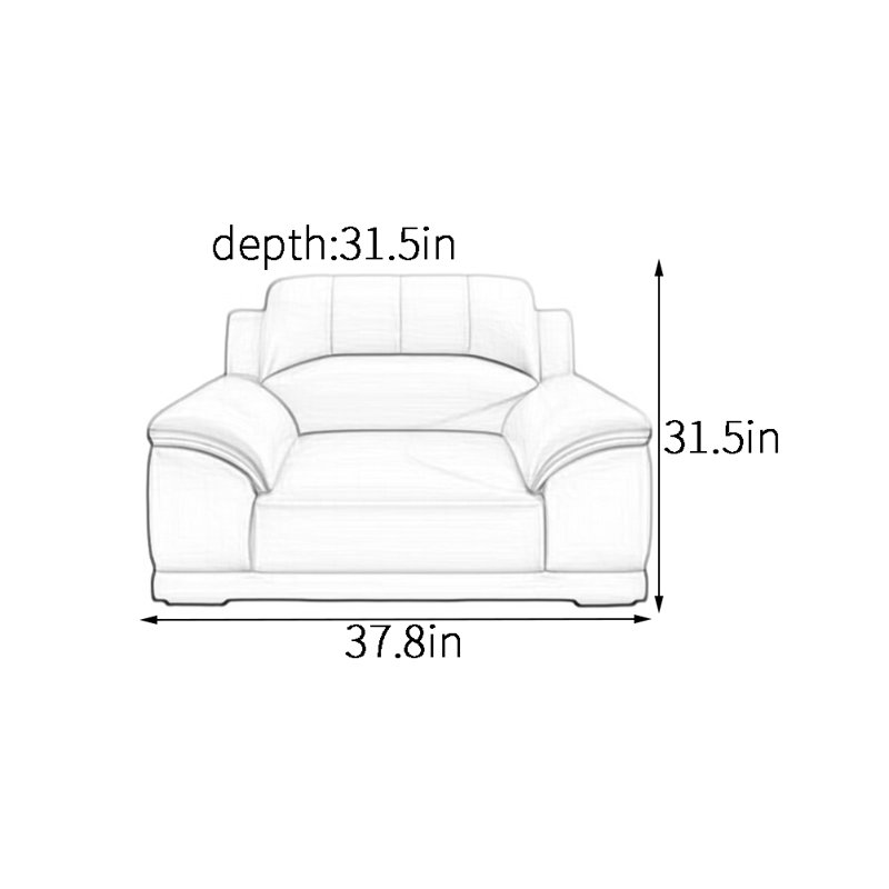 Simple and modern business accent chair