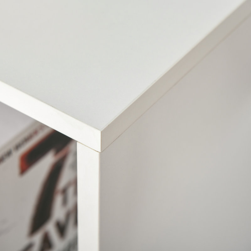 Ravyn 97.5cm H x 30cm W Standard Bookcase, White