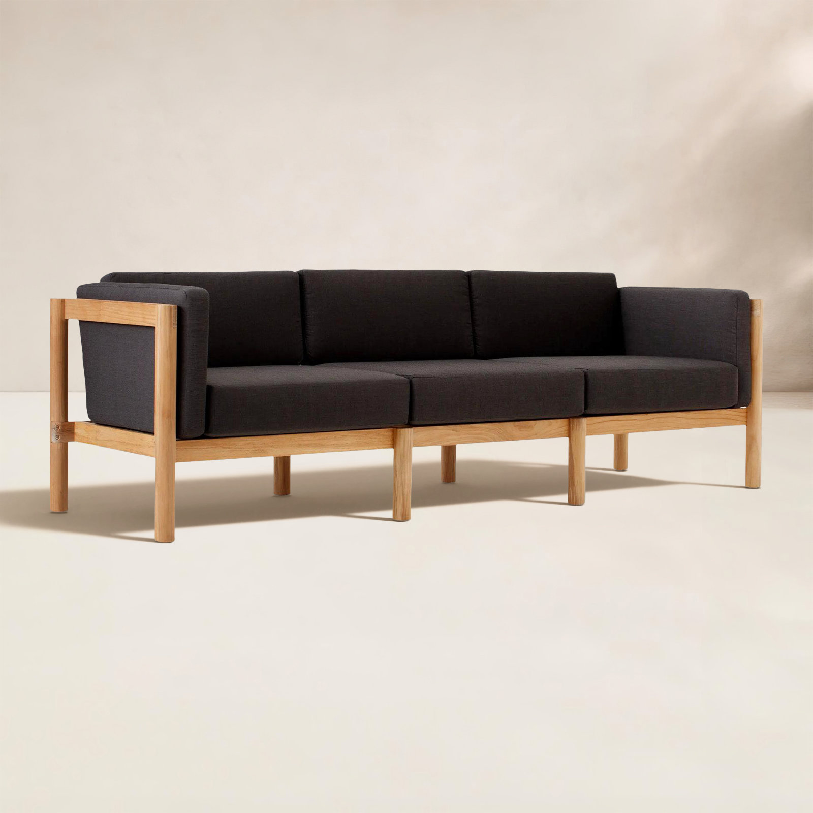 Haven 93" Sunbrella® Patio Sofa, Sunbrella Coal