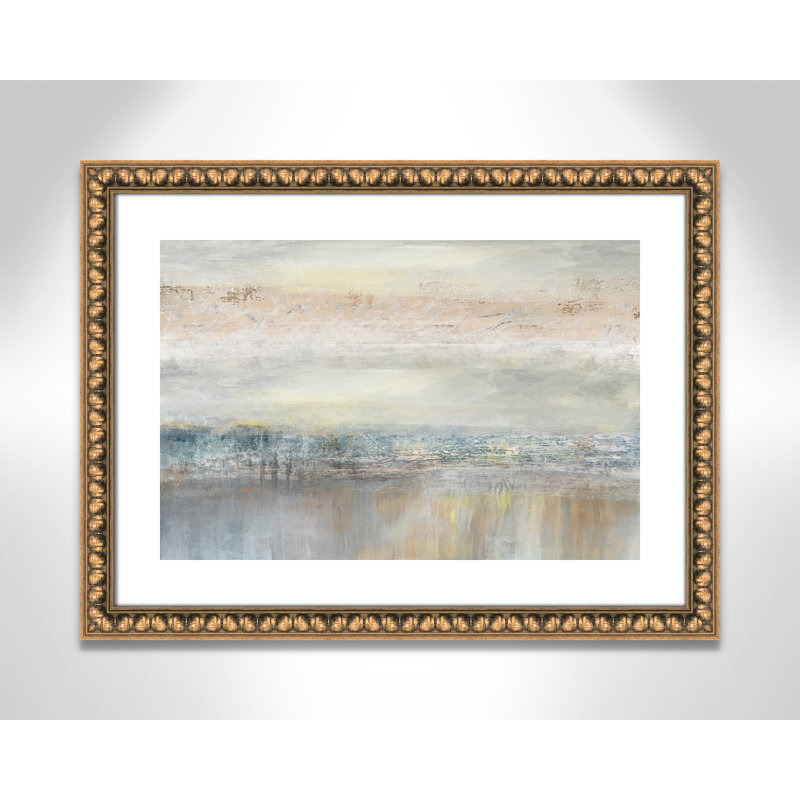 «Electra From A Distance» par Nan - reproduction d'art, H 25,5 po x l 35,5 po, Papier dans un cadre photo, Bois de noyer