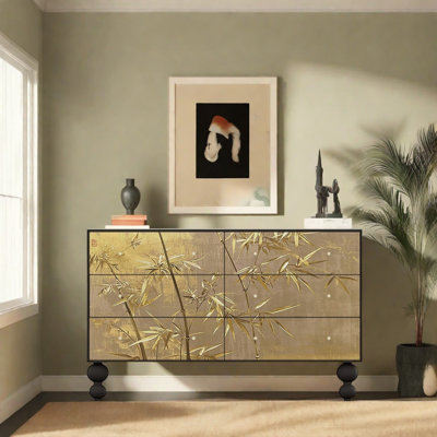 Light Luxury Six-Dou Sideboard