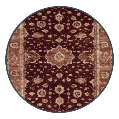 Tapis brun lavable à la machine