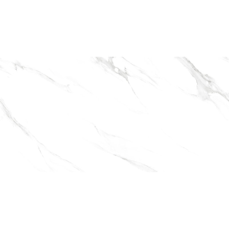 Monarch 24" x 48" Marble Look Porcelain Floor and Wall Tile, Polished Calacatta