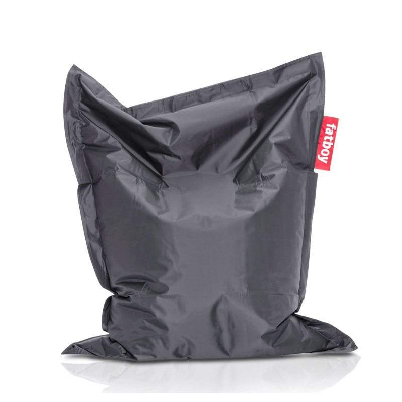 Original Slim Bean Bag Chair, 51" x 39", Dark Gray