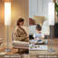 165cm Chrome Column Floor Lamp
