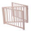 Barrière pour animaux 17,5 pouces pour l'intérieur, bois de pin, clôture pliable en pin isolant