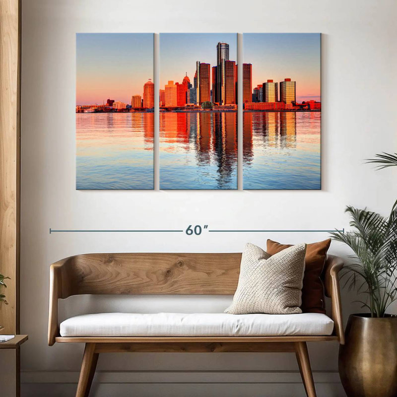Rorry Michigan Sunset Glow, 32" H x 50" W