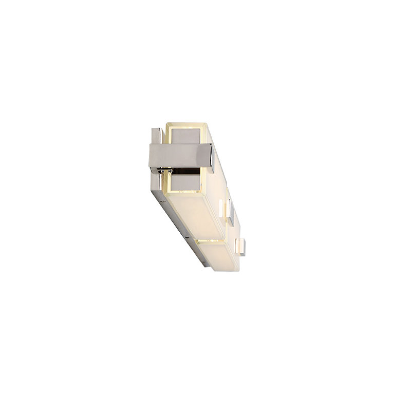 Ehrman 36" LED Dimmable Polished Nickel Bath and Vanity Light, 3000K